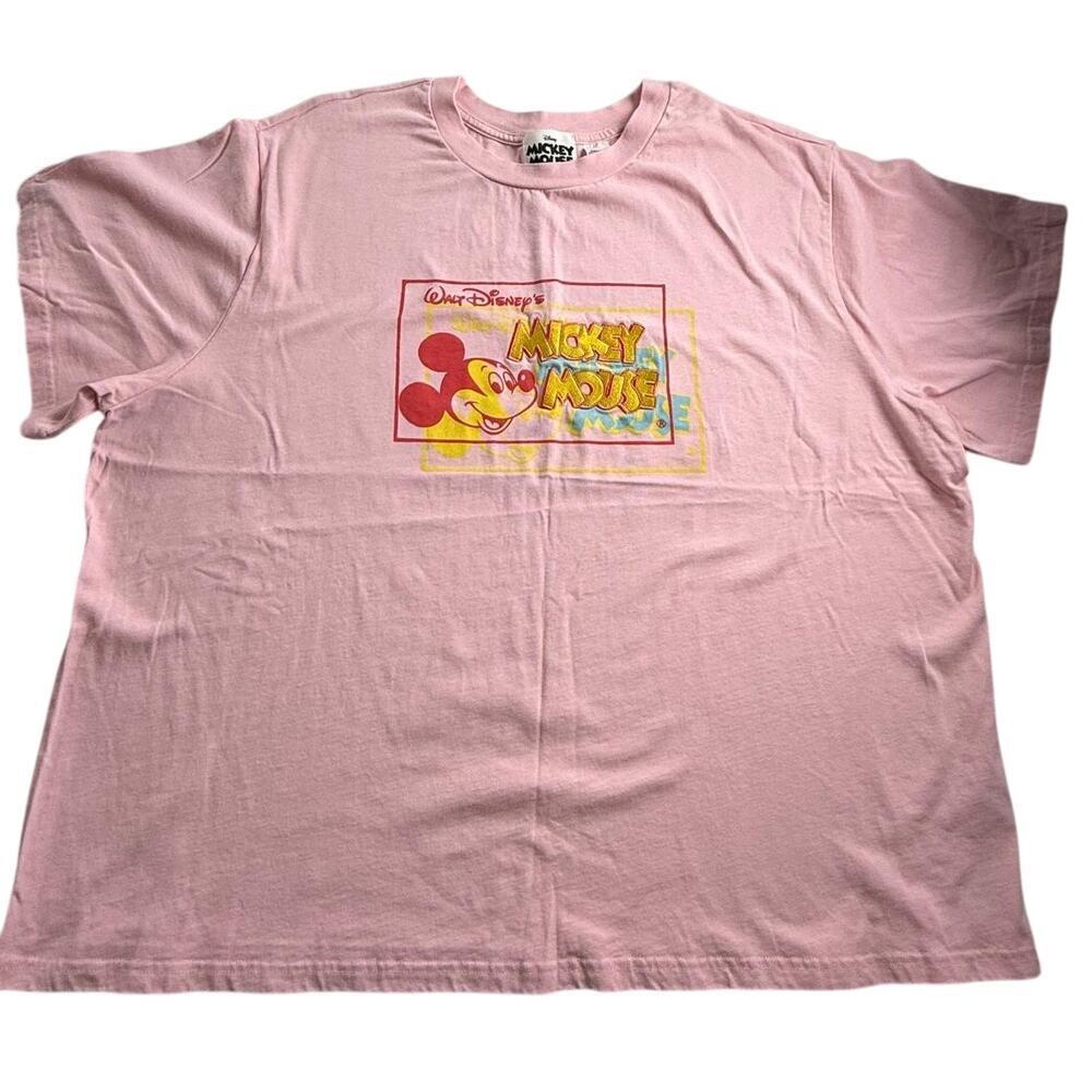 Disney Pink Mickey Mouse Shirt - Women's Size 2X